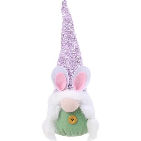 Handgefertigter Osterhase, Plüschhase für Puppendekorationen, Frühlings-/Ostergeschenk für Kinder