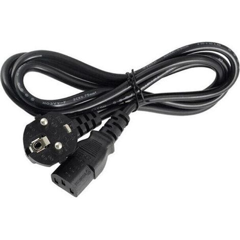 Silamp – Câble d'alimentation 3 têtes femelles 220V 1m – Conductivité fiable – Certification CE & RoHS – Pour plusieurs appareils électriques