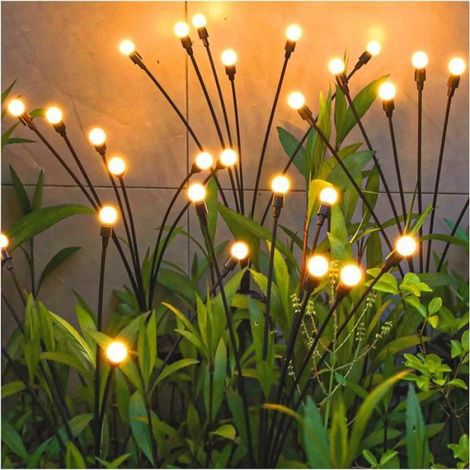 Guirlande lumineuse - - Lampe solaire de pelouse - 10 têtes - Multicolore - LED (1/4)