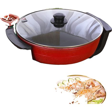 Cocotte Électrique, Cuisine à 2 Saveurs, Contrôle de Température Ajustable, 5L (1/5)