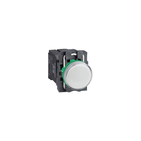 Harmony XB5 - voyant lumineux BA9s - Ø22 - blanc - 230V - vis étrier - XB5AV41