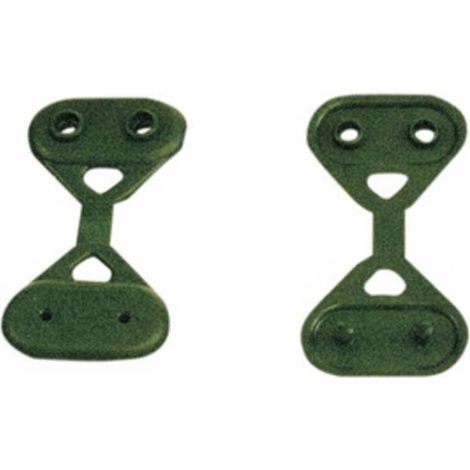 CONF 10 CLIPS GREEN BOTTONS P/RETE OMBREGGIANTE