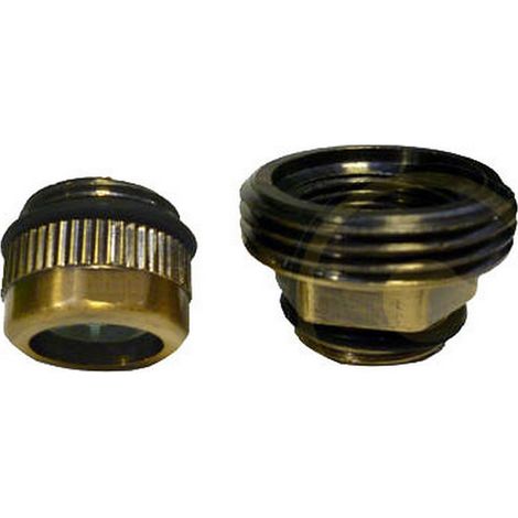 5PZ RACCORDO PORTA GOMMA + AEREATORE PER RUBINETTO ARTISTICO
