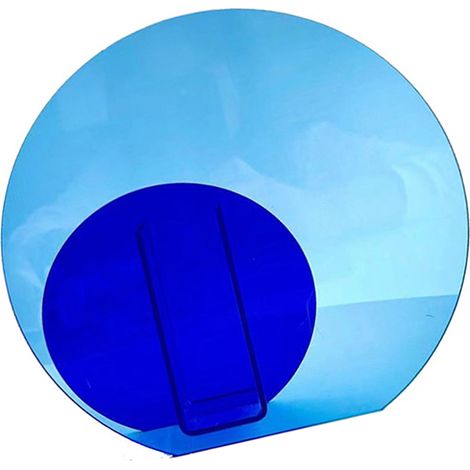 Vase en acrylique néon, facile à nettoyer, vase floral géométrique tendance pour la décoration intérieure, cercles majeur et mineur (1/5)