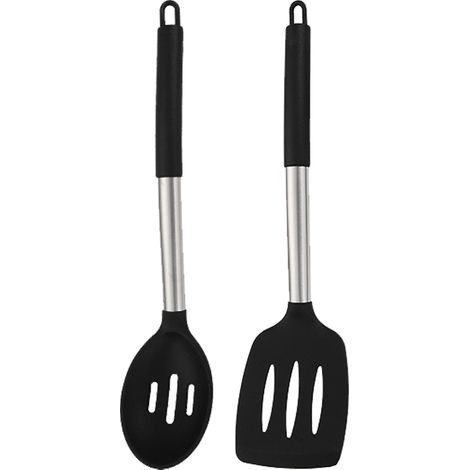 Ensemble de 2 ustensiles de cuisine en silicone, sans BPA, antiadhésifs et résistants à la chaleur. (1/5)
