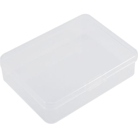 Boîte rangement transparente rectangulaire portable – Pour pièces, avec couvercle (1/5)
