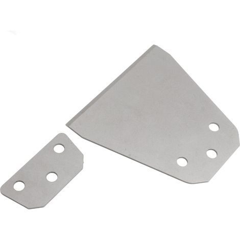 Lame racleur sol 125 mm fine souple acier ressort rechange décochement carrelage colleur chantier rénovation (1/5)