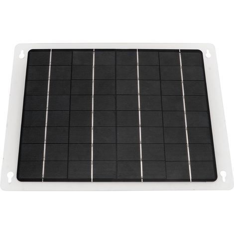 Chargeur de batterie solaire 20 W 12 V en silicium polycristallin avec deux ports de charge USB et câble OBD, adapté à la charge des voitures et des camping-cars (1/5)