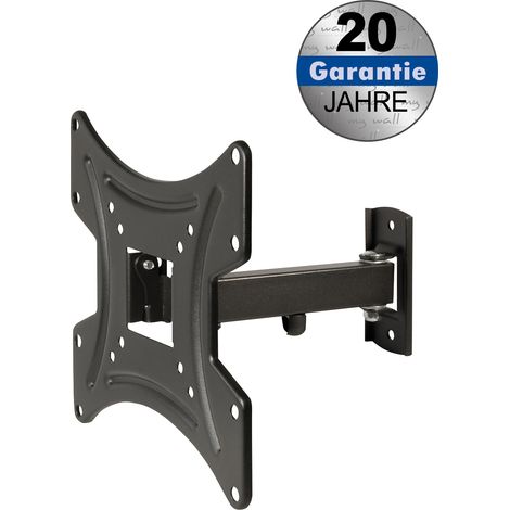 'MyWall hl15 – 1L – Soporte de Pared para Pantallas Planas, 23 – 42 Pulgadas (58 – 107 cm), hasta 20 kg, Color Negro (1/5)