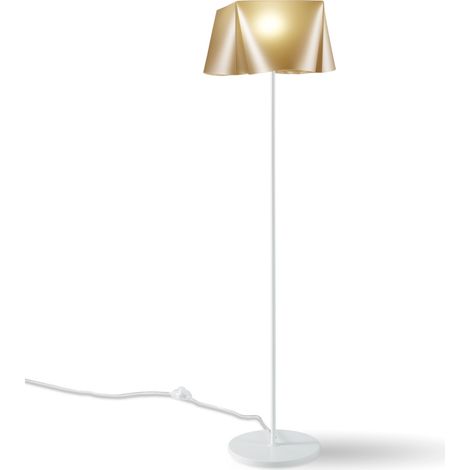 Piantana Moderna Wanda Polilux ® New Gold E Metallo 1 Luce E27 (1/2)