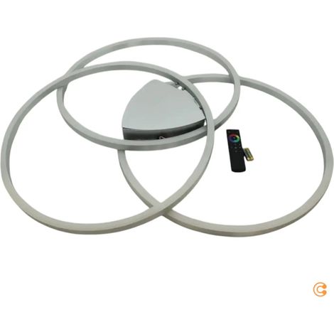 [GEBRAUCHT] B-Ware Paul Neuhaus Deckenleuchte Lampe Led Q Kate Silber Weiss Aluminium Kunststoff
