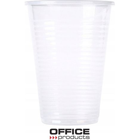 TAZA DE PLÁSTICO TÉRMICO TRANSPARENTE 200 ML PAQUETE DE 100 UDS. 0151 (1/4)