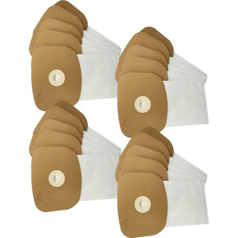 vhbw 20x sacchetto sostituisce Sprintus 119102 per aspirapolvere - microfibra, 36cm x 17cm Bianco (1/4)