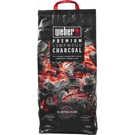 WEBER - Sac de 5 kg de charbon de bois