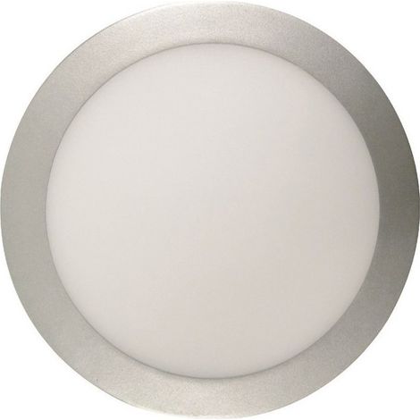 Downlight LED redondo luz fría (18W) Plata (1/3)