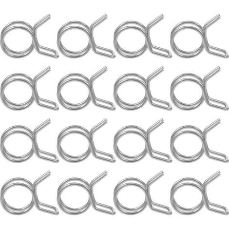 100 Schlauchschellen für Bewässerungszwecke, Edelstahl-Schlauchschellen für Gartenschläuche