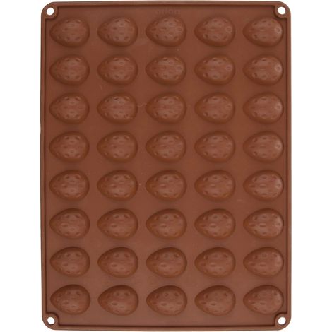 Cortador de galletas de silicona naranja con nueces SILLINIE (1/4)