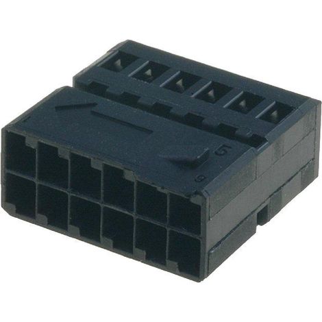Fiche nue Fakra male 12pin noire