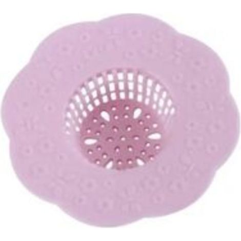 New Hot Fleur En Forme De Silicone TPR Cuisine Évier Crépine Salle De Bains Douche Vidange Évier Drains Couverture Évier Passoire Égout Filtre À Cheveux Rose