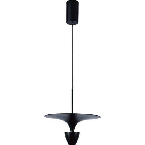 V-TAC Lampadario LED 9W dal Design Moderno 30320100Cm Colore Nero Bianco Naturale (1/5)
