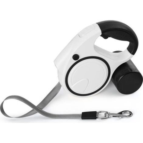 Accessori per bambini, Laisse retrattile in nylon ad alta resistenza con lampada a LED, lunga 5 metri, comoda per i bambini fino a 30 kg. (1/4)