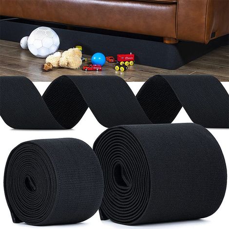 Barre de Remplissage Réglable 1085 Pouces pour Meubles Bébé et Animaux, Planche Anti-bouchage pour Sous Lit et Canapé, Bande Anti-choc pour Interstices (1/4)
