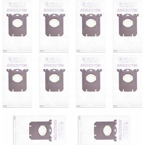Areose Ensemble De 10 Sacs Aspirateur - Compatible Avec Electrolux - Remplacement Facile - Sacs Aspirateur - S-bag