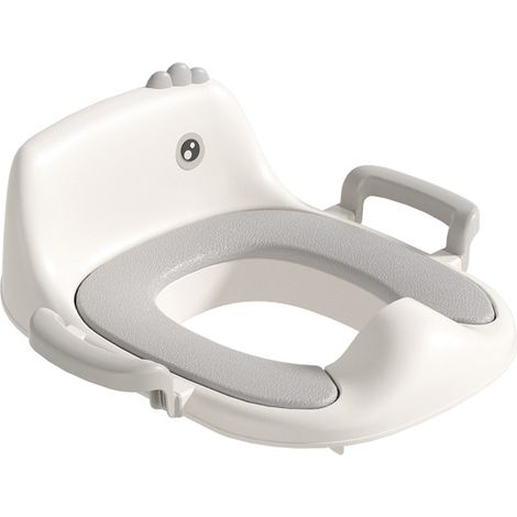 Rehausseur Toilette Enfant Reducteur Toilette Enfant de 1 à 8 ans Grsie 43.6x38.5x16.6cm (1/4)