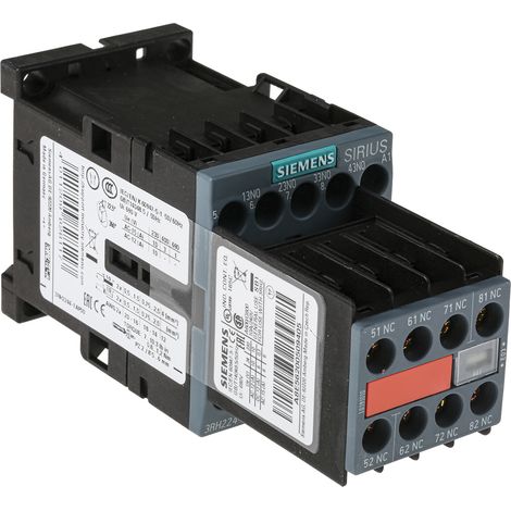 Contacteur Siemens série 3RH2, 4NO + 4NF, 10 A ( Prix pour 1 )