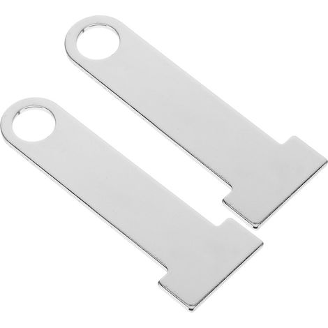 pares de soportes universales plateados para anillos de bloqueo de casco (1/2)