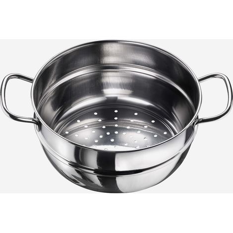 Colapasta acciaio inox 22 cm per induzione Inox Plus (1/3)