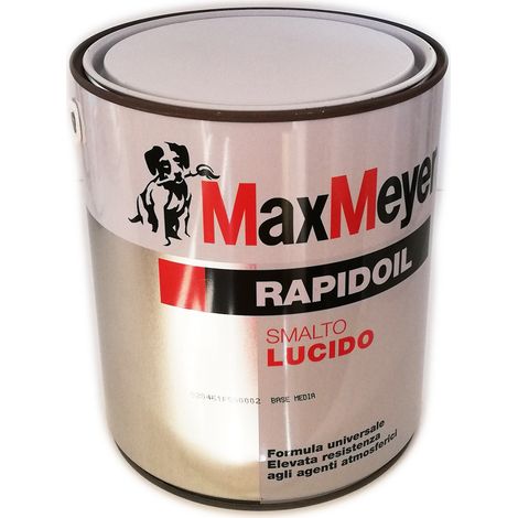 Rapidoil smalto lucido 2,5lt per legno e ferro ral 9000, colore ral 9001 - bianco crema (1/2)