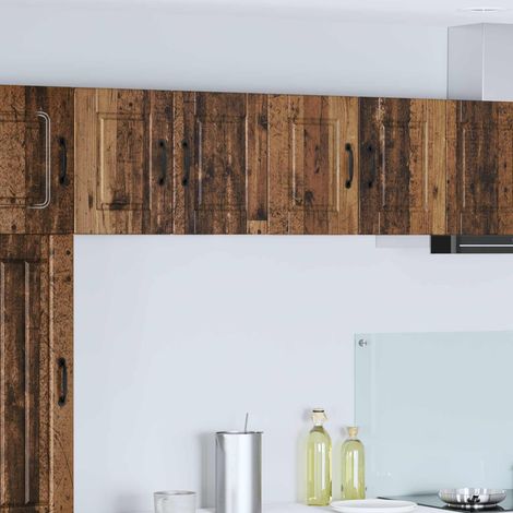 vidaXL Meuble mural PORTO Bois ancien 60 x 31 x 40 cm