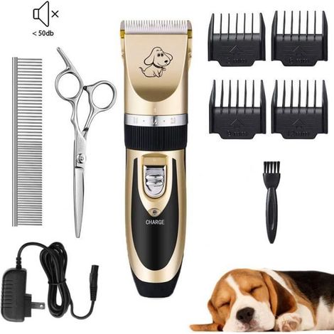 Jooksmart Tondeuse Professionnelle pour Chien Poil Long Epais Chat Animaux Pas Cher Rechargeable sans Fil Electrique Rasoir Chien-Ywey (1/4)