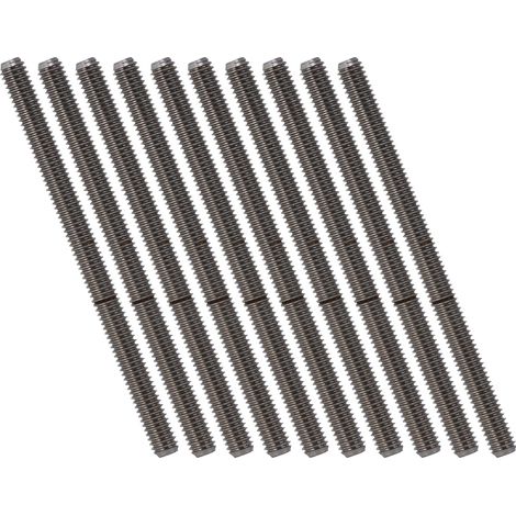 Tige filetée inox M4 haute résistance, barre d'acier durable pour fixations robustes 4808-0004-0060