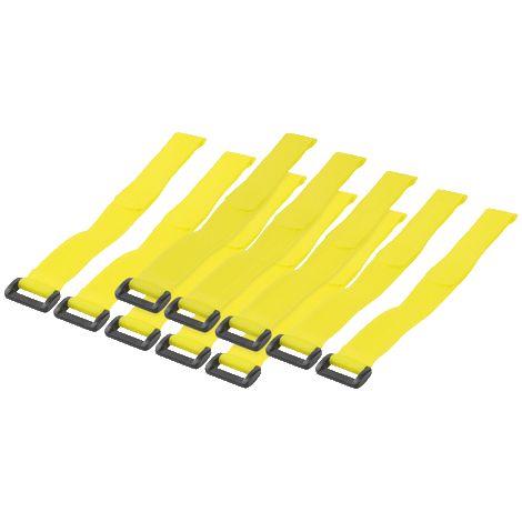 LogiLink KAB0015 presilla Nylon Amarillo