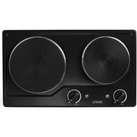 Plaque de Cuisson - Mobile Electrique Plaque de cuisson double encastrable LIVOO - DOC168N (1/5)
