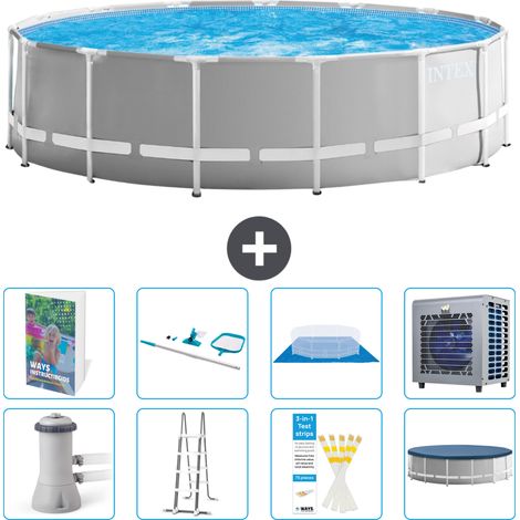 Intex Piscina Prism Frame Rotonda - 457x122 cm - 9-pezzi  S631 (1/4)