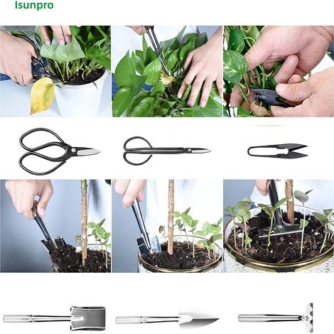 Ensemble jardinage Outils kit de ciseaux - d'entretien des plantes pour le rempotage, les grasses, (1/5)