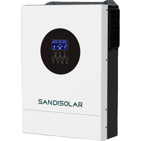 Onduleur solaire hybride, onde sinusoïdale pure, WiFi intégré, 48V 6.2KP-Parallel, 220-240V-a (1/2)