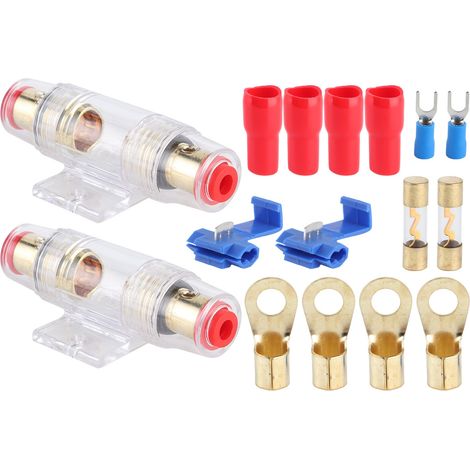 Relais CC haute intensité 12 V/500 A à petits contacts pour automobile avec porte-fusible et kit de fusible 100 A (1/4)