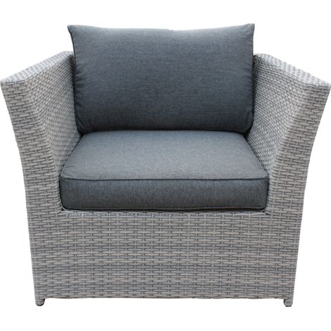 garbar JACK Sillón Interior, Exterior  Gris
