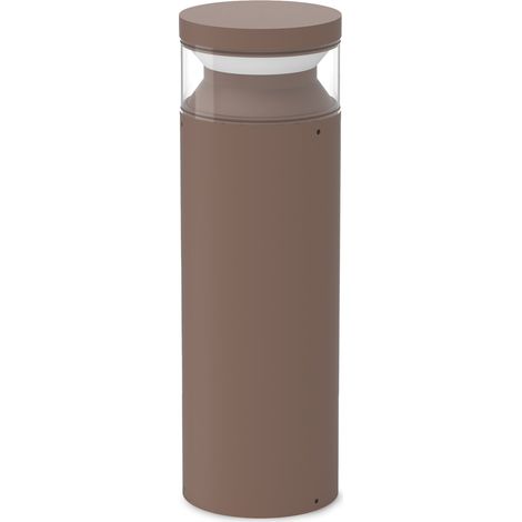 Ideal Lux Lampada da tavolo moderna Boeing 1 luce LED integrato IP65 coffee metallo vetro