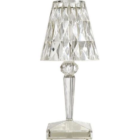 AGE Veilleuse, lampe de table en acrylique, veilleuse de chevet à projection rechargeable, design italien Kartell (une pièce) (1/5)