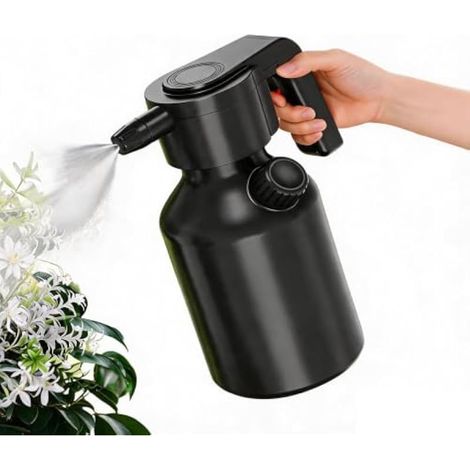 Pulvérisateur électrique 2L, Vaporisateur Automatique Portable avec Buse Réglable, Pulverisateur à Batterie Rechargeable pour Plantes d'intérieur Extérieur Maison Jardinage et Nettoyage (1/5)