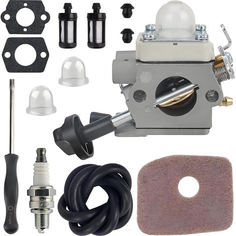 1 Kit Carburateur, Filtre à air, Bougie pour Souffleur Stihl BG56, SH56, Zama C1M-S260B (1/5)