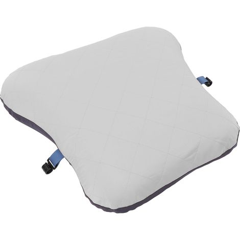 Coussin lombaire gonflable pour siège d'avion, coussin de soutien ferme et ajustable pour le bas du dos, gris (1/5)