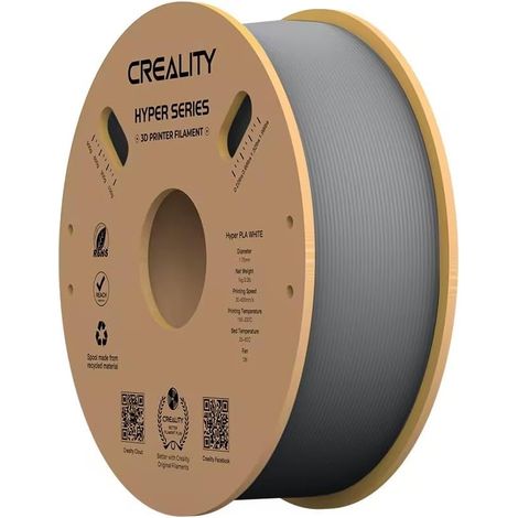 Filament PLA Hyper, 1,75 mm de diamètre pour 600 mm/s haute vitesse d'impression, précision dimensionnelle +/- 0,03 mm pour impression haute précision, haute liquidité et refroidissement (1/5)