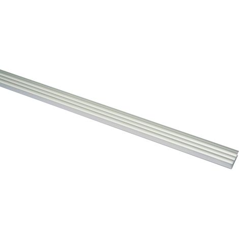 Gardinia Unterprofil für Flächenvorhang silber-matt, 60 cm Flächenvorhänge