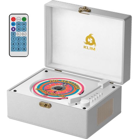 Lecteur CD AUX USB Enceintes Bluetooth Rechargeable (1/5)